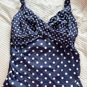Polka Dot Tankini Swimsuit